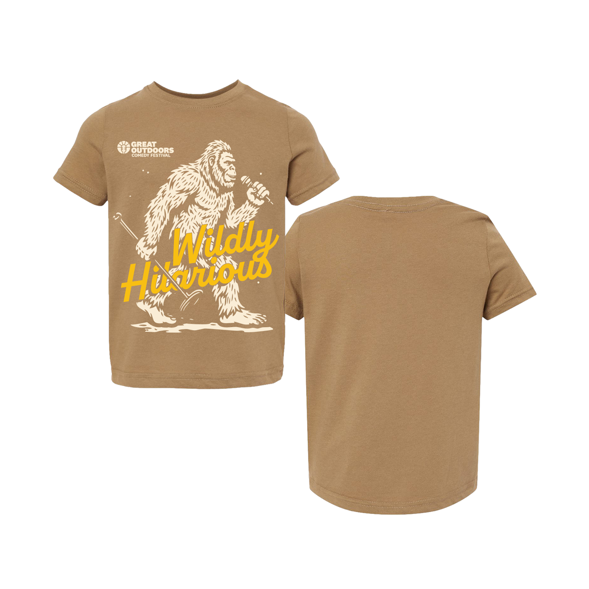 Toddler Scene SS Tee - Coyote Brown